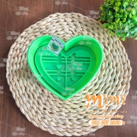 Khuôn xôi Tim Hỷ ( màu xanh ) làm cơm, nhấn xôi